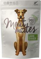 🐶 premium grain-free freeze-dried dog food: meat mates lamb dinner 14oz logo