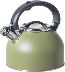 img 1 attached to 🍵 Whistling Tea Pot, 64-Ounce, Olive - Oggi