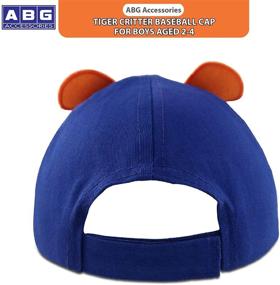 img 1 attached to Милые и красочные дополнения ABG для маленьких мальчиков 🧢 хлопковая бейсбольная кепка с разноцветными животными дизайнами (2-4 года)