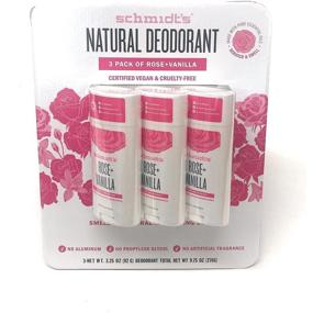 img 2 attached to 🌹 Rose-Vanilla Natural Deodorant: Aluminum-Free, Vegan & Cruelty-Free (3 Pack)