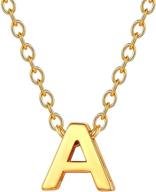 u7 necklaces alphabet personalized adjustable logo