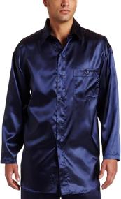 img 2 attached to 👘 Pajama Perfection: Discover the Intimo Classic Sleeve Pocket Pajama for Unmatched Comfort and Style!