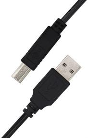 img 1 attached to 🖨️ NEORTX 6ft USB 2.0 Printer Cable - Type A Male to B Male for Canon Pixma Scanner/Printer