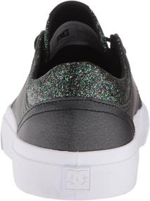 img 2 attached to DC Girls Trase Skate Shoes for Little Girls