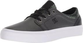 img 4 attached to DC Girls Trase Skate Shoes for Little Girls