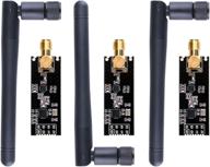 📡 longruner 3pcs nrf24l01+pa+lna wireless transceiver module 2.4g with antenna in antistatic foam, compatible with arduinoide (lky67) логотип