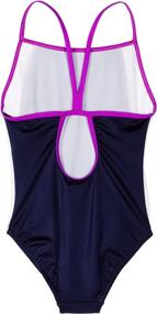 img 1 attached to Speedo Girls Splice Piece Swimsuit Sports & Fitness in Water Sports