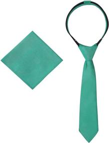 img 4 attached to Ties Boys Necktie Pre Tied Uniforms Boys' Accessories for Neckties