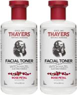 thayers rose petal witch hazel with aloe vera - 12 oz.(2 pack): natural skincare duo for a radiant complexion logo