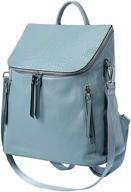 cluci women's genuine designer backpack with shoulder straps, handbags & wallets - fashionable backpacks logo