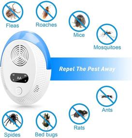 img 2 attached to Bectine Ultrasonic Pest Repeller: 6-Pack Indoor Electronic Plug-In Pest Control for Rodents, Roaches, Ants, and More!