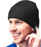 🎧 unisex bluetooth beanie hat with upgraded bluetooth 5.0 and hifi stereo speaker – perfect stocking stuffers and unique birthday gifts for men and women logo