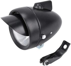 img 3 attached to 🚲 Bike Headlight - Retro Front LED Cycling Lighting Equipment with Frame & Visor