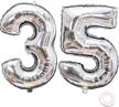 juland silver balloons birthday decorations logo