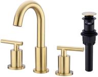 🚿 trustmi bathroom widespread brushed faucet with included accessories logo