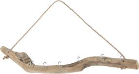 img 2 attached to 🌿 8-Hook Natural Driftwood Branch Wall Hanging Necklace Jewelry Storage Organizer by MyGift - Handmade, Enhancing SEO