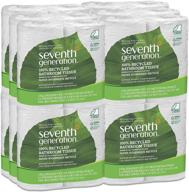 seventh generation bathroom tissue - 2-ply, 300 sheets, pack of 12 (4 count): eco-friendly & gentle toilet paper logo