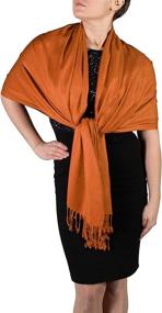 img 4 attached to Pashmina Colors Fashion Fringe Forest Women's Accessories
