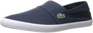 👞 stylish lacoste marice fashion sneaker in black - perfect men's shoe for fashion forward individuals logo