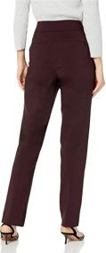 img 1 attached to 👖 Briggs New York Women's Super Stretch Millennium Welt Pocket Pull on Career Pant: Professional comfort and functionality at its best