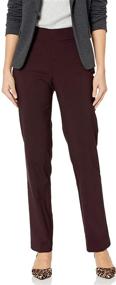 img 2 attached to 👖 Briggs New York Women's Super Stretch Millennium Welt Pocket Pull on Career Pant: Professional comfort and functionality at its best