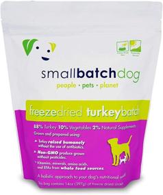 img 3 attached to 🐶 Smallbatch Pets Freeze-Dried Premium Raw Food Diet for Dogs - 2-Pack Turkey Recipe (28 oz Total) - Made in USA, Organic Produce, Humanely Raised Meat, Hydrate and Serve Patties