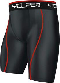 img 2 attached to Youper Athletic Supporter Compression Shorts Sports & Fitness
