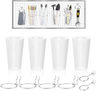 transparent workbench organizer for pegboard containers logo