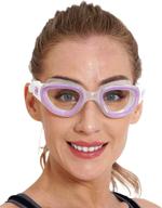 zabert w1 pro swimming goggles for adults and youth - anti-fog, uv protection with nose clip and earplugs logo