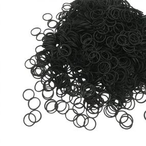 img 4 attached to Rubber Elastic Premium Wedding Hairstyle Hair Care