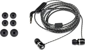 img 1 attached to Kicker 43EB93B Microfit Premium Earbuds - In-Ear Noise-Isolating Earphones with 4 Sizes of Silicon Ear Tips, In-Line Mic and Multi-Function Button - Unbeatable Audio Quality