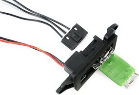 img 4 attached to 🔌 Комплект резистора вентилятора кондиционера (AC Blower Motor Resistor Kit) с проводкой - Лучшая замена для 89019088, 973-405, 15-81086, 22807123 - Совместим с автомобилями Chevrolet, GMC и Cadillac - Silverado, Tahoe, Suburban, Avalanche, Sierra, Yukon.