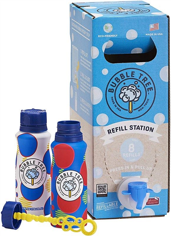 bubble tree original refillable aluminum 로고