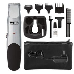 img 4 attached to Wahl Groomsman Rechargeable Beard Trimmer for Men - Corded/Cordless Grooming Kit for Facial Hair - Hair Clipper, Shaver & Groomer - Model 9918-6171