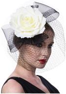 🌟 litter star fascinators cocktail sy04 cream: elegant women's accessories for special occasions logo