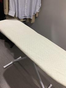 img 1 attached to 🔨 Durable and Thick Ironing Board Cover: Heavy Use Protector with 1/2 inch Padding by J&amp;J homefashion