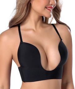 img 2 attached to 👙 Ultimate Comfort and Versatility: JOATEAY Womens Convertible Seamless Wireless Women's Clothing and Lingerie, Sleep & Lounge