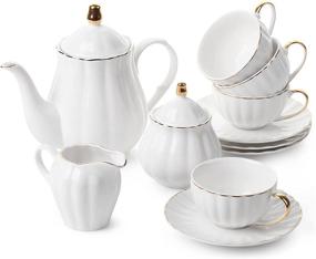 img 4 attached to 🍶 BTaT Classic Creamer Porcelain Serving: Elegant and Timeless Addition to Your Table