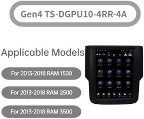 img 3 attached to 📻 LINKSWELL Gen IV T-Style 10.4 дюймовая замена радио для грузовиков RAM 2013-2018 1500 2500 3500: GPS-навигация, Android-головное устройство, мультимедийный проигрыватель - Купить сейчас!