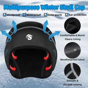 img 1 attached to Seektop Cycling Running Wicking Skullcap
