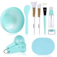 ultimate facial mask mixing set: face mask mixing bowl with tools and brushes – 10pcs kit logo