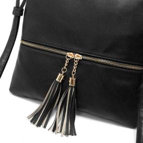 img 2 attached to DukeTea Medium Crossbody Crossover Handbag Women's Handbags & Wallets