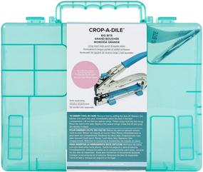 img 1 attached to We R Memory Keepers Crop-A-DILE Big BITE CASE, Teal: Convenient Storage Solution for Your Crafting Tool