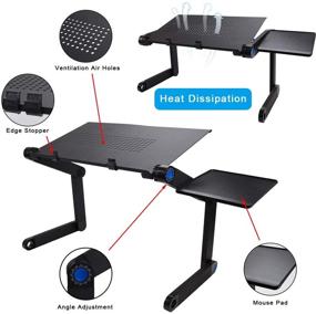 img 3 attached to Outamateur Adjustable Laptop Stand - Enhance Comfort and Productivity with this Portable Laptop Workstation!