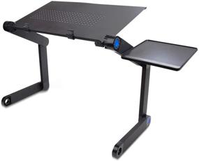 img 4 attached to Outamateur Adjustable Laptop Stand - Enhance Comfort and Productivity with this Portable Laptop Workstation!