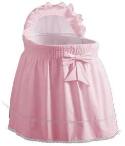 img 2 attached to Baby Doll Bedding Classic Sea Shell Bassinet Bedding for Girls 👶 in Pink - Pack of 1, Dimensions: 0.98 x 0.98 x 0.98 Inches