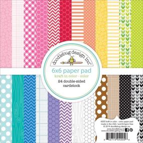 img 1 attached to 📒 Kraft Doodlebug 6x6 Paper Pad - Pack of 24 Sheets