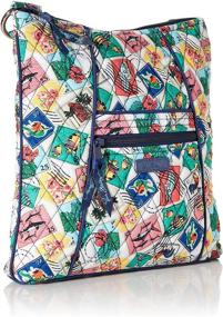 img 3 attached to Vera Bradley Signature Hipster Hummingbird Crossbody Handbags & Wallets for Women