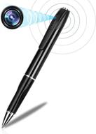 📸 ultimate spy camera pen: long-lasting battery life, hd 1080p video, picture taking, ideal for classroom learning or security logo