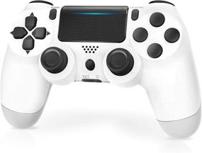 img 4 attached to 🎮 PS4 Controller for Playstation 4, Wireless Gamepad for PS4/Pro/Slim/PC/iOS 13.0/Android 10 with Dual Vibration/Speaker/Gyro/Touchpad